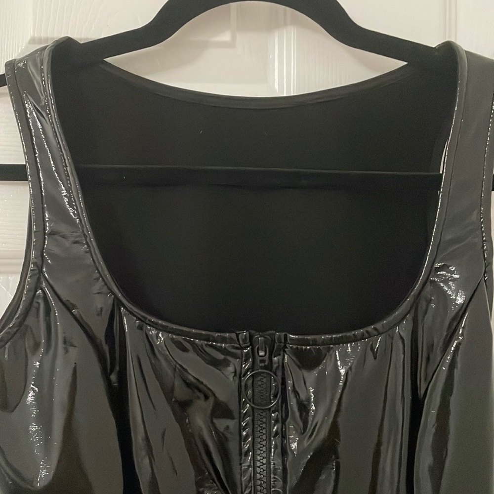 Black Wet-Look Body Suit 🖤